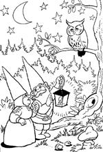 coloring page David the Gnome